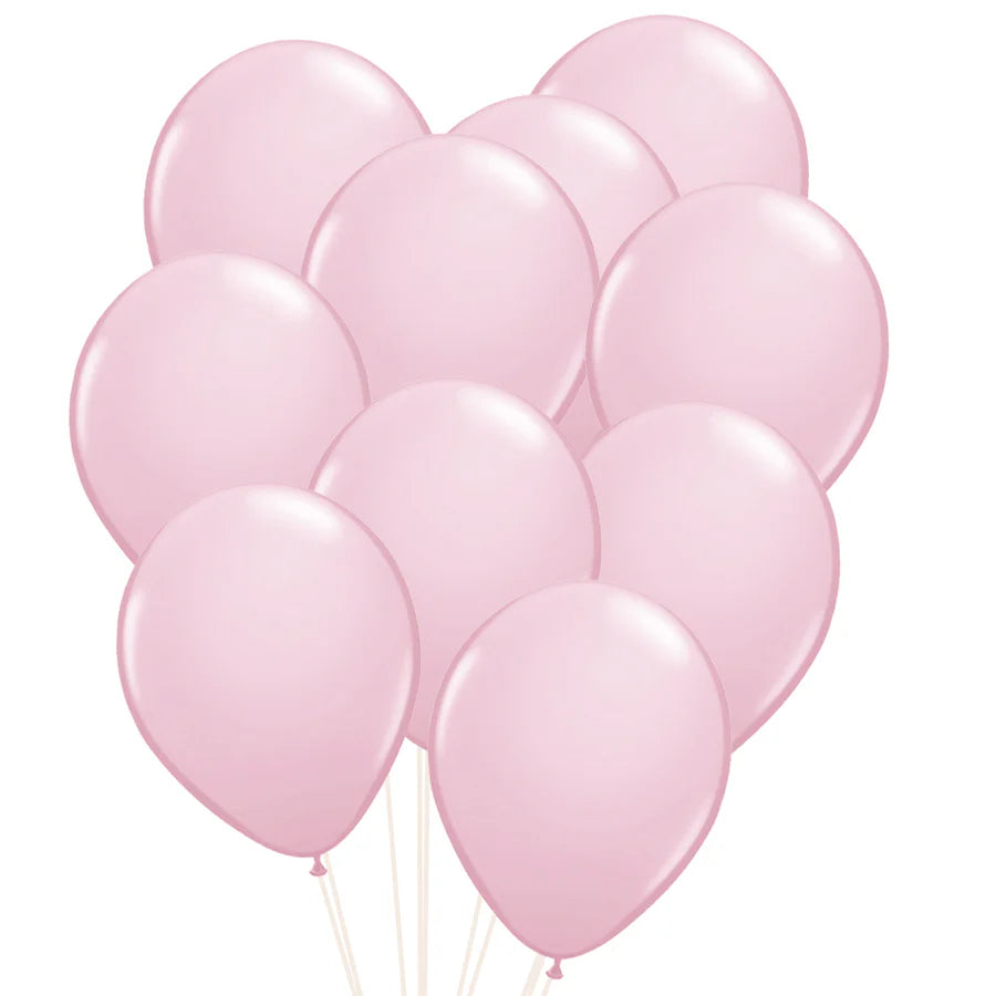 12" Baby Pink Latex Balloons 100pcs