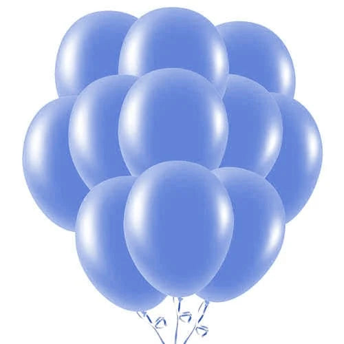 12" Blue Latex Balloons 100pcs