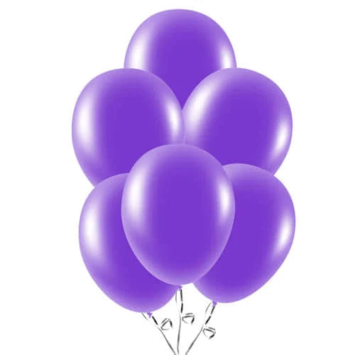12" Lilac Latex Balloons 100pcs