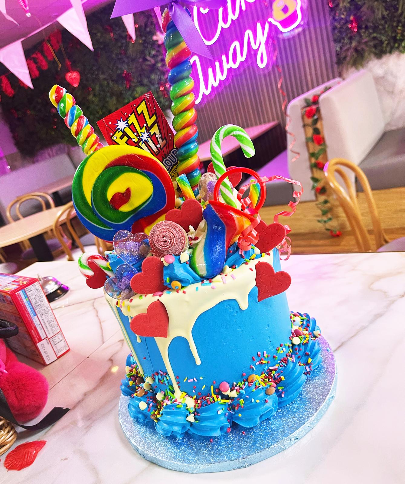 Blue Candy Cake