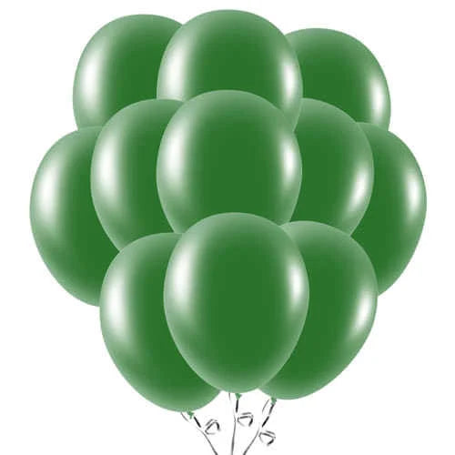 12" Emerald Green Latex Balloons 100pcs