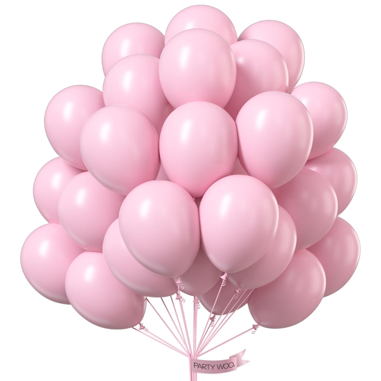 12" Light Pink Latex Balloons 100pcs