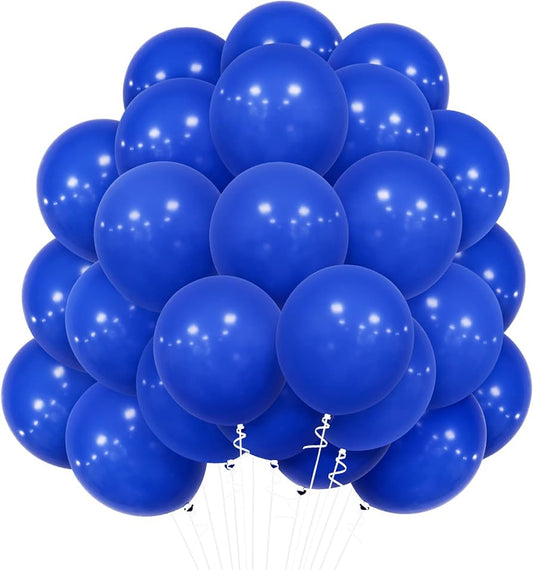 12" Royal Blue Latex Balloons 100pcs